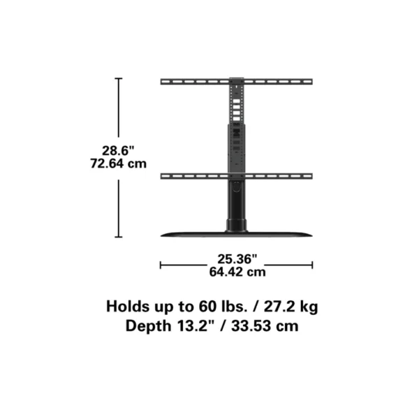 Sanus VuePoint FTVS1-B2 – Uniwersalna Podstawa Obrotowa do TV (32″-65″)