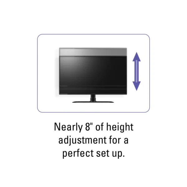 Sanus VuePoint FTVS1-B2 – Uniwersalna Podstawa Obrotowa do TV (32″-65″)