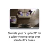 Sanus VuePoint FTVS1-B2 – Uniwersalna Podstawa Obrotowa do TV (32″-65″)