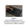 Sanus VuePoint FTVS1-B2 – Uniwersalna Podstawa Obrotowa do TV (32″-65″)